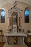 <center>L'église Saint André</center>La chapelle latérale. Autel de la Vierge.