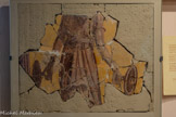 <center>Cordes-sur-ciel. Musée Charles Portal.</center>Femme aux cymbales. Le fanum de Camp Ferrys, situé sur la commune de Loubers, a été découvert par Marius Bessou en 1968 et dégagé jusqu’en 1975. Construits au, 1er siècle après J.C. trois bâtiments sont établis dans une enceinte; de 70 m de long sur 42 m de large, orientés selon un axe est- ouest : un grand sanctuaire, un petit sanctuaire et une annexe.
Le sanctuaire est d’une grande notoriété à en juger par la qualité des fresques; représentant dès officiantes du culte dédié aux dieux, aux éléments, de-statuaire en bronze et au nombre de figurines en terre cuite blanche retrouvés sur le site.
