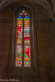 <center>Cordes-sur-ciel. L’église Saint-Michel.</center>En bas : saint Georges, Sainte Eutrope. En haut: la donation du scapulaire à saint Simon Stock.