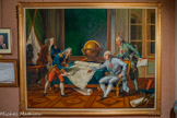 <center>Le musée Lapérouse.</center>« Louis XVI donnant ses instructions à Lapérouse » par Nicolas Montiau, 1817. (Musée de Versailles). La copie de ce tableau a été réalisée en 1988 par Daniel Roustit, peintre albigeois, qui en a fait don à l'association Lapérouse.