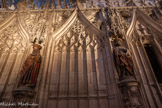 <center>La cathédrale Sainte-Cécile</center>Déambulatoire. Statues de l'extérieur du choeur : Josaphat.