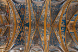 <center>La cathédrale Sainte-Cécile</center>De droite à gauche, de bas en haut. Apparition au Cénacle. Saint Sébastien, Saint Roch. Sainte Agnès, Jonas, Moïse, Sainte Véronique. Sainte Ursule, Jacob, Joseph, Sainte Barbe. Saint Salvi, Nephtali, Elisée, Saint Martial. Saint Louis d'Anjou, Mathusalem, Tobie, Saint Louis. Sainte Apolline, Sainte Cécile et, Saint Valérien dans un cercle lumineux bordé des couleurs de l’arc-en-ciel, Sainte Marguerite. Saint Augustin, Théologie, conversion de Saint Paul, Musique, chanteur, David, Tubal, Saint Genest, chanteurs. Sainte Madeleine, Annonciation, sainte Catherine. Sainte Agathe, Zacharie, David, Saint Tiburce.