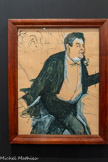 <center>Musée Toulouse-Lautrec</center>Henri de Toulouse-Lautrec
Caudieux
1893
Fusain et fusain huilé sur papier
Albi, musée Toulouse-Lautrec.
Donation de la Comtesse de Toulouse-Lautrec et famille, 1922