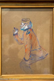 <center>Musée Toulouse-Lautrec</center>Henri de Toulouse-Lautrec
Soldat anglais fumant la pipe
1898
Peinture à l'essence sur carton.
Albi, musée Toulouse-Lautrec (kw. MTL.Y90)
Donation de la Comtesse de Toulouse-Lautrec et famille. 1922