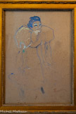 <center>Musée Toulouse-Lautrec</center>Henri de Toulouse-Lautrec
(1864-1901)
Mademoiselle Polaire 1885
Huile sur carton. Donation comtesse A. de Toulouse-Lautrec, 1922