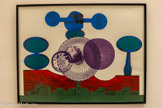 <center>Abbaye de Beaulieu-en-Rouergue  </center>Claude Viseux (Champagne-sur-Oise, 1927 - Angiet, 2008)
Sans titre. 1978-1979
Collage de papier coloré et encre sur papier vélin.