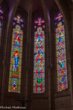 <center>Saint-Antonin-Noble-Val </center>Vitraux racontant la vie de saint Antonin.