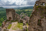 <center>Penne  </center>La chapelle. A droite, le donjon.
