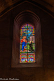 <center>Gaillac</center>L’église Saint-Pierre. Une campagne de restauration terminée en 2023 a redonné son éclat aux vitraux XIXème. L'expérience mystique de sainte Marguerite-Marie : le Christ, en lui montrant son cœur témoigne de son amour infini pour l’humanité..