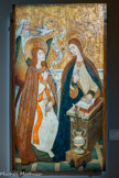 <center>Le musée Goya.</center>Pedro ESPALARGUES (attribué à)
(ACTIF EN ARAGON ET EN CATALOGNE ENTRE 1490 ET 1510)
L’Annonciation
S.D.
HUILE SUR BOIS.