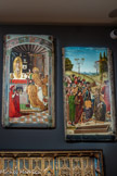<center>Le musée Goya.</center>Retable : La Messe de saint Grégoire. La Résurrection d’un jeune homme .