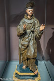 <center>Le musée Goya.</center>Anonyme
ÉCOLE ESPAGNOLE - XVIIIe SIÈCLE
Saint Antoine de Padoue
S.D.
BOIS POLYCHROME