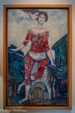 <center>L'Acrobate</center>1930.
Huile sur toile.
Dépôt du musée national d'art moderne, Paris, au musée national Marc Chagall.