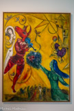 <center>La Danse</center>1950 -1952.
Huile sur toile de lin.
Dépôt du musée national d'art moderne, Paris, au musée national Marc Chagall.