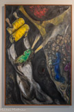 <center>Moïse recevant les Tables de la Loi</center>1950 -1952.
Huile sur toile de lin.
Dépôt du musée national d'art moderne, Paris, au musée national Marc Chagall.