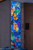 <center>La création du monde</center>1971-1972. Le vitrail. Musée national Marc Chagall.