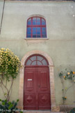 <center>Sorèze</center>Rue du Maquis. Le temple protestant, construit en 1832, témoigne de la présence d’une communauté réformée importante à Sorèze dans le passé. Il fut désaffecté en 1946.