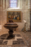 <center>Basilique Saint-Sernin de Toulouse</center>Partie sud du transept. La chapelle des fonts baptismaux.