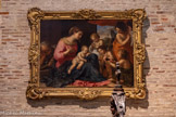 <center>Basilique Saint-Sernin de Toulouse</center>La Sainte Famille avec Saint Jean Baptiste. (tableau du Corrège)
