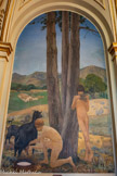 <center>Le Capitole.</center>Inachevé, le dernier tableau du palier, « Les bergers », est peint par son autre fils, Jean-Pierre, et installé en 1963.
