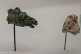 <center>Musée Saint-Raymond</center>Tête de cheval (raté de fonte). Nîmes (Gard). Bronze. <br>
Tête de cheval. Provenance inconnue. Terre cuite peut- être fabriquée dans un atelier d’Autun (Saône-et-Loire).