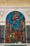 <center>Bibliothèque Municipale</center>Apollon et les poètes. A gauhe Saint-Saëns, agenouillé Goraudoux. Au centre Frayssinet et Neveu.