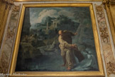 <center>Chapelle des Carmélites</center>Élisée divisant les eaux du Jourdain avec le manteau d'Élie.
