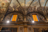 <center>Chapelle des Carmélites</center>Seize Vertus conduisant à la perfection recherchée par Thérèse d’Avila et au Ciel encadrent les baies. Cesont les vertus théologales et contemplatives recommandées par l'Ordre. Ces peintures apparaissent déjà sur un dessin de Jean-Pierre Rivalz ou de son fils. Jean-Baptiste Despax les a reprises sauf les quatre plus proches de l'abside qui sont de Rivalz. La Contemplation et Le Silence. L'Humilité et La Science des Saints.