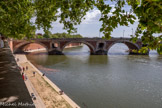 <center>Bords de la Garonne.</center>Le Pont Neuf. Promenade Henri Martin.