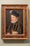 <center>Hôtel d’Assézat avec Fondation Bemberg.</center>PVNÇOIS CLOUET
(vers 1505/1510-1572)
Portrait de Charles IX( 1550-1574). Vers 1561-1572. Huile sur toile.