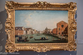 <center>Hôtel d’Assézat avec Fondation Bemberg.</center>GIOVANNI-ANTONIO CANAL dit CANALETTO (suiveur de) (1697-1768)
Le Grand Canal entre les églises Santa Croce et San Geremia 18e siècle Huile sur toile