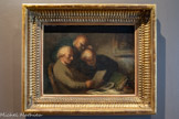 <center>Hôtel d’Assézat avec Fondation Bemberg.</center>HONORÉ DAUMIER
(1808-1879)
L’amateur d’estampes
1860-1865
Huile sur bois