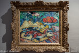 <center>Hôtel d’Assézat avec Fondation Bemberg.</center>MAURICE DE VLAMINCK
(1876-1958)
Nature morte aux poissons et au compotier
1907
Huile sur toile