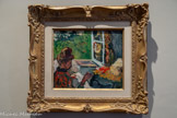 <center>Hôtel d’Assézat avec Fondation Bemberg.</center>LOUIS VALTAT
(1869-1952)
Femme assise près de la fenêtre Vers 1903
Huile sur carton