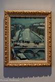 <center>Hôtel d’Assézat avec Fondation Bemberg.</center>ALBERT MARQUET
(1875-1947)
 Pont sur la Seine en hiver
Vers 1906 
Huile sur carton.