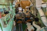 <center>Cité de l’Espace </center>Le poste de pilotage.