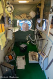 <center>Cité de l’Espace </center>Kvant 2. Au fond, le sas pour la sortie extra-véhiculaire.