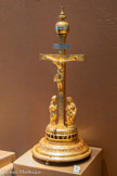 <center>Musée des arts précieux Paul-Dupuy</center>Horloge de table dite calvaire, Allemagne, fin du XVIe.