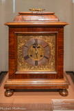 <center>Musée des arts précieux Paul-Dupuy</center>Alsig Dalthan.  Pendule à l'italienne.  Italie ou Autriche, vers 1690.  Plaquage de palissandre et cuivre argenté.