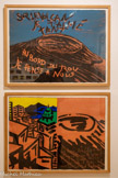 <center>Musée des Abattoirs</center>Philippe Hortala. (1960, France -  1998 France) Sur le volcan je t'aime tant, 1990. Livre d'artiste. Impression sur papier Arches. Don en 2001.