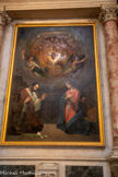 <center>La chapelle de La Grave</center>La Vierge et Joseph, adoration du Sacré Coeur de Jésus, anonyme, huile sur toile, 1847.