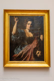 <center>Musée des Augustins</center>Jean Valentin dit Valentin de Boulogne
(Coulommiers, 1591 - Rome, 1632)
Judith Vers 1625
Huüe sur toile
Collection de Louis XIV : envoi du Gouvernement Impérial, 1812 : transfert de propriété de l’État à la Ville de Toulouse, 2004. <br>
L’héroïne biblique Judith est souvent figurée comme une incarnation de la Justice divine. Résolue à sauver son peuple, cette jeune veuve séduit et tue le général babylonien Holopheme qui s’apprête alors à faire tomber la ville de Béthulie, en Palestine.
Gravité et détermination se lisent sur le visage de cette Judith victorieuse, appuyée sur l’épée avec laquelle elle a tranché la tête du chef ennemi. Autrefois exposé dans la chambre de Louis XIV à Versailles, ce tableau appartient à la période de maturité de Valentin de Boulogne, brillant émule du Caravage.