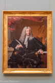 <center>Musée des Augustins</center>Hyacinthe Rigaud
(Perpignan, 1659 - Paris, 1743)
Portrait de Michel Robert Le Peletier des Forts
1727
Huile sur toile
Achat, 1832. <br>
Originaire de Perpignan, Hyacinthe Rigaud fit une grande carrière de portraitiste à la cour de Louis XIV puis de Louis XV. À ses talents de peintre il combinait un sens aigu de la représentation, mettant ses modèles en scène de façon avantageuse. Ici, Michel Robert Le Peletier des Forts, comte de Saint-Fargeau (1675-1740) est portraituré après avoir été nommé contrôleur général des finances par Louis XV en 1726 : le billet adressé « Au Roy » signifie sa proximité avec le souverain, tandis que le vêtement noir est cohérent avec cette haute fonction.