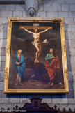 <center>Vias : l'église Saint-Jean-Baptiste </center>Le crucifiement.
