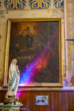 <center>Vias : l'église Saint-Jean-Baptiste </center>La Vierge de Lourdes.