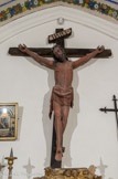 <center>Chapelle des pénitents.</center>Christ en bois sculpté de 1833 pour la chapelle Saint-Blaise