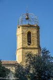 <center></center><center>Istres. </center> Clocher de l'Eglise Notre Dame De Beauvoir. Le clocher d'origine qui était pointu, déjà frappé par la foudre en 1788 et 1831, s'écroulera le 28 octobre 1835 en faisant cinq victimes (deux femmes et trois enfants). Reconstruit à côté du bâtiment dans le style de celui de beaucoup d'églises de Provence, il fut inauguré en 1838.