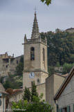 <center>Mane.</center>Clocher de l’église paroissiale Saint-André.