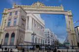 <center>Le Palais de la Bourse.</center>