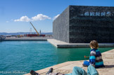 <center>Le MuCEM.</center><center>Le MuCEM.</center> Au pied du fort Saint Jean.